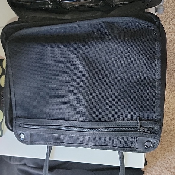 MAC Cosmetics Makeup Travel Case Black Multi Compartments - Picture 7 of 11